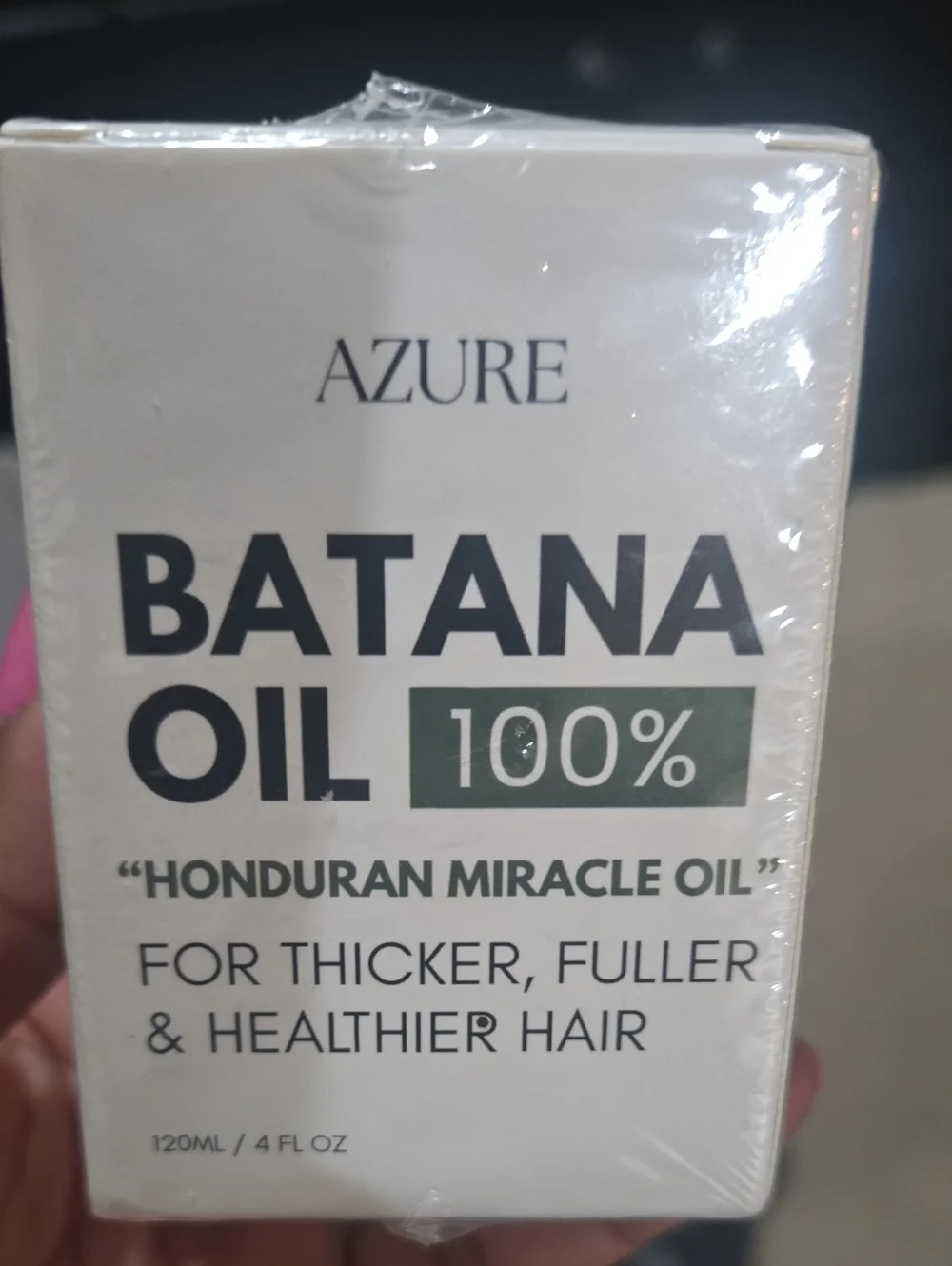 100% Pure Hair Treatment Oil – White & Dark Green Box